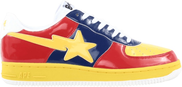 BAPE Bapesta FS-001 Rendah 'Kuning Merah Biru' 0000000401 Buy BAPE Bapesta FS-001 Rendah 'Kuning Merah Biru' 0000000401