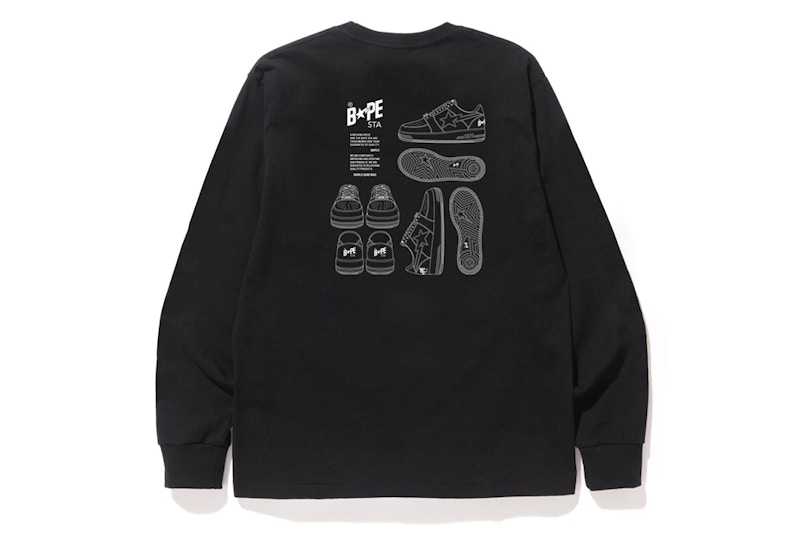 Order 베이프 베이페스타 일러스트 긴팔티 (블랙)
