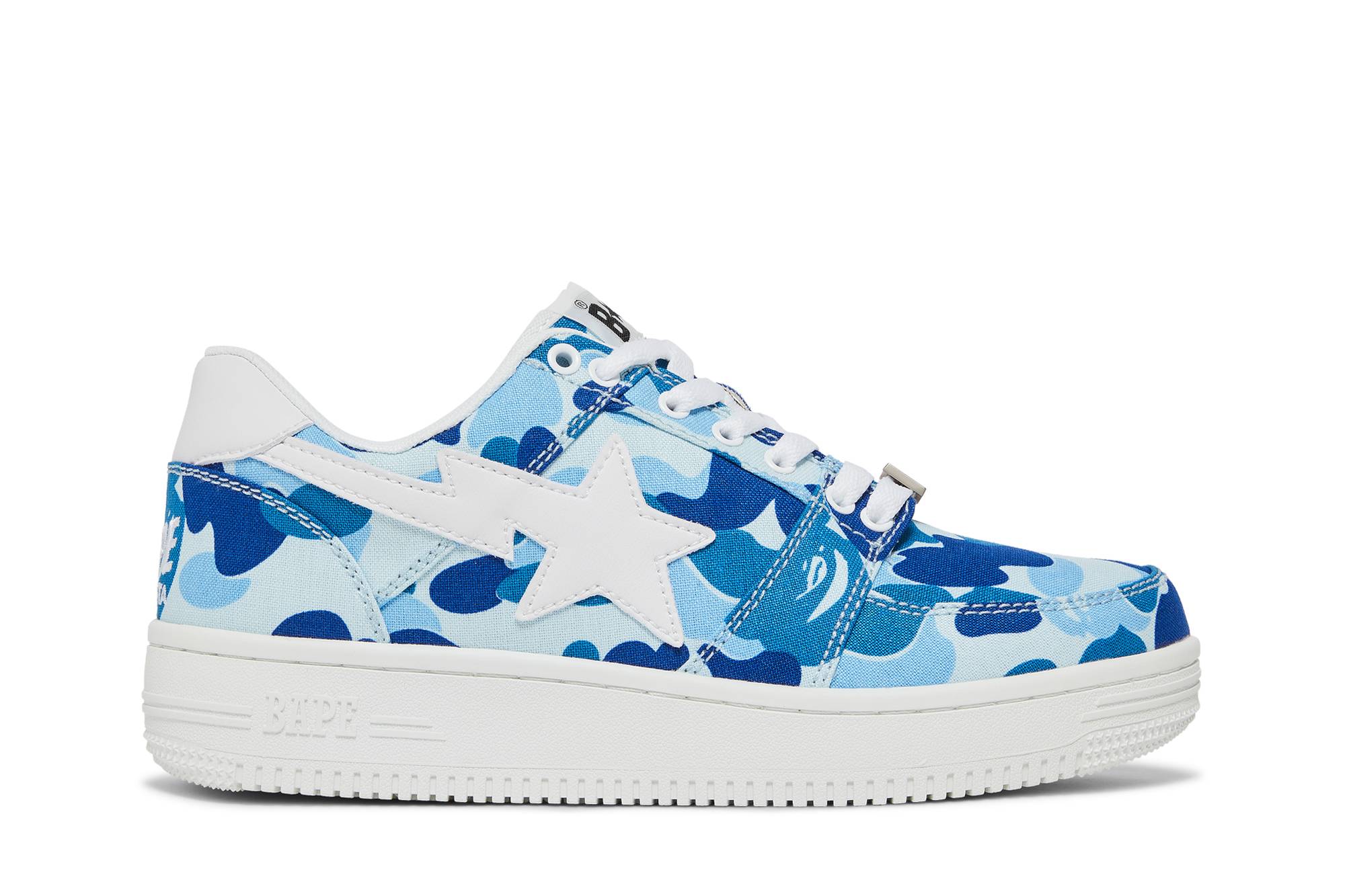 Buy 베이프 베이페스타 로우 '20주년 블루 ABC 카모' 1G30191001-BLU