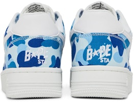 BAPE Bapesta Low '20th Anniversary - Biru ABC Camo' 1G30191001-BLU Details for BAPE Bapesta Low '20th Anniversary - Biru ABC Camo' 1G30191001-BLU