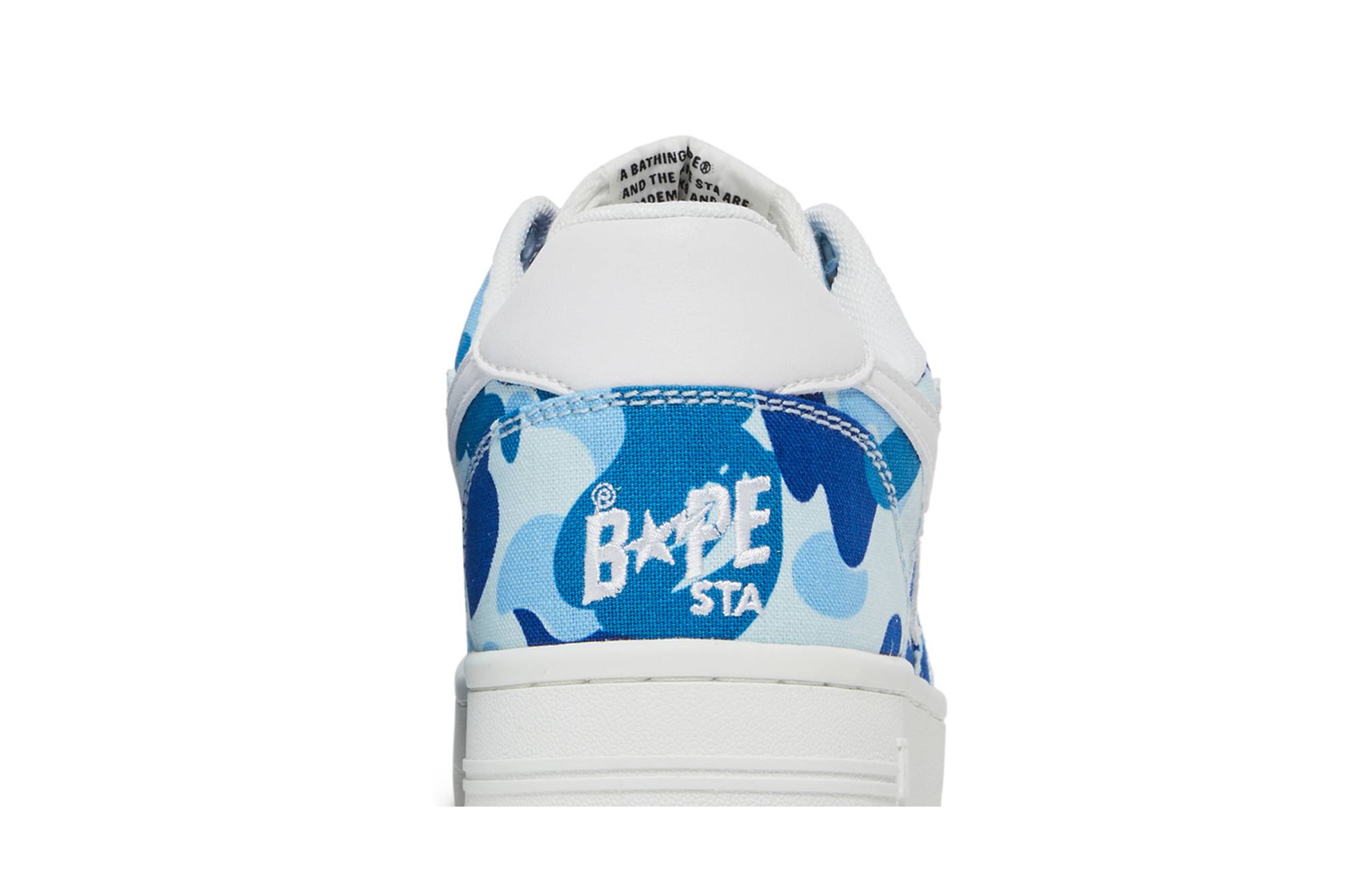 Sizing 베이프 베이페스타 로우 '20주년 블루 ABC 카모' 1G30191001-BLU