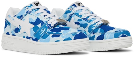 BAPE Bapesta Low '20th Anniversary - Biru ABC Camo' 1G30191001-BLU Cheap BAPE Bapesta Low '20th Anniversary - Biru ABC Camo' 1G30191001-BLU