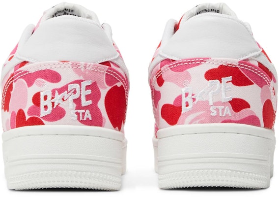 BAPE Bapesta Low 'ABC Camo - Pink' 1H30191011-PNK Details for BAPE Bapesta Low 'ABC Camo - Pink' 1H30191011-PNK