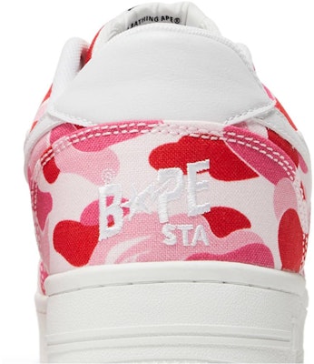BAPE Bapesta Low 'ABC Camo - Pink' 1H30191011-PNK Sizing BAPE Bapesta Low 'ABC Camo - Pink' 1H30191011-PNK