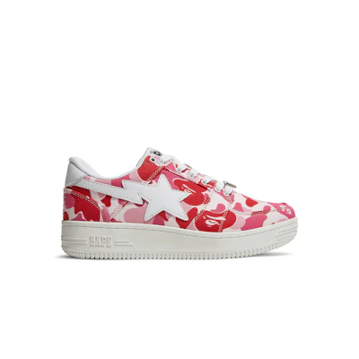 (W) BAPE Bapesta Low 'ABC Camo - Pink'