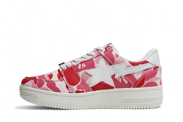(W) BAPE Bapesta Low 'ABC Camo - Pink' Sepatu Sneakers 1H30291011-PNK Lookbook (W) BAPE Bapesta Low 'ABC Camo - Pink' Sepatu Sneakers 1H30291011-PNK