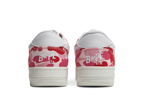 (W) BAPE Bapesta Low 'ABC Camo - Pink' Sepatu Sneakers 1H30291011-PNK Details for (W) BAPE Bapesta Low 'ABC Camo - Pink' Sepatu Sneakers 1H30291011-PNK