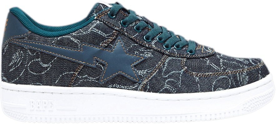 BAPE Bapesta Low 'ABC 牛仔' 1B80191014 Buy BAPE Bapesta Low 'ABC 牛仔' 1B80191014