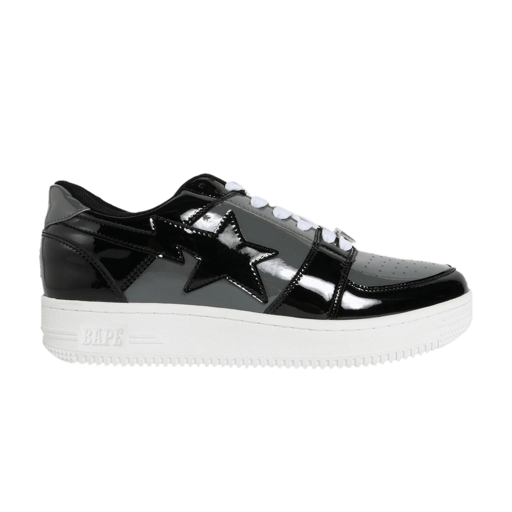 Buy BAPE Bapesta Low 'Negro Gris' 1F80191003
