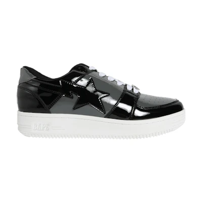BAPE Bapesta Low 'Black Grey'