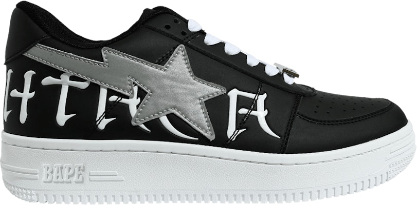 BAPE Bapesta 低帮“黑色反光” BAPE20-BR Buy BAPE Bapesta 低帮“黑色反光” BAPE20-BR