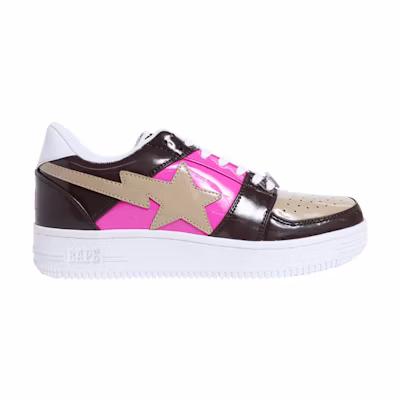 BAPE Bapesta Low 'Brown Pink'