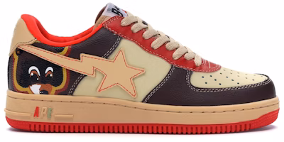 BAPE Bapesta Low 'Brown Pink Polka Dots' 0607FS-001 BAPE Bapesta Low 'Brown Pink Polka Dots' 0607FS-001