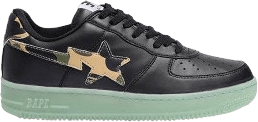 BAPE Bapesta Rendah 'Bercahaya Dalam Gelap - Camo' 1B80-191-001 Buy BAPE Bapesta Rendah 'Bercahaya Dalam Gelap - Camo' 1B80-191-001