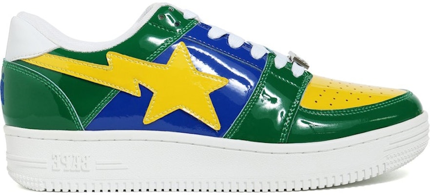 BAPE Bapesta Rendah 'Hijau Biru Kuning' 1E80191001-GRN Buy BAPE Bapesta Rendah 'Hijau Biru Kuning' 1E80191001-GRN