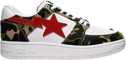 BAPE Bapesta Low 'Green Camo' 1F30191003