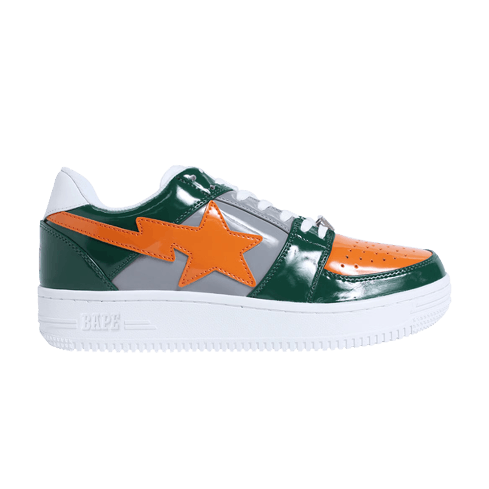 Buy BAPE Bapesta 低帮 '绿色橙色' 001FWD801001X-OLD