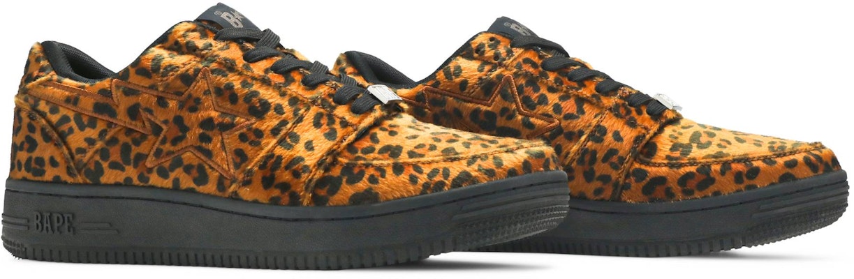 BAPE Bapesta 低筒款 '豹紋' 001FWG301011 Cheap BAPE Bapesta 低筒款 '豹紋' 001FWG301011