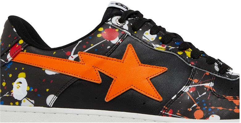 BAPE Bapesta Low 'Salpicaduras de Pintura - Negro' 1I20191009-BLK Order BAPE Bapesta Low 'Salpicaduras de Pintura - Negro' 1I20191009-BLK
