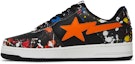 Lookbook BAPE Bapesta Low 'Salpicaduras de Pintura - Negro' 1I20191009-BLK