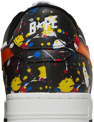 BAPE Bapesta Low 'Salpicaduras de Pintura - Negro' 1I20191009-BLK Sizing BAPE Bapesta Low 'Salpicaduras de Pintura - Negro' 1I20191009-BLK