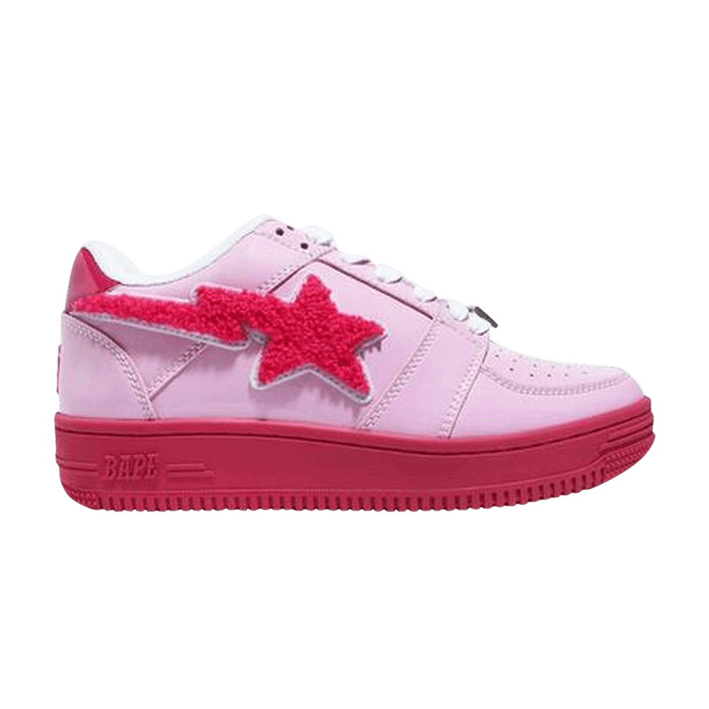 Buy BAPE Bapesta Low 'Patched - Merah Jambu' 1G80291001-PNK