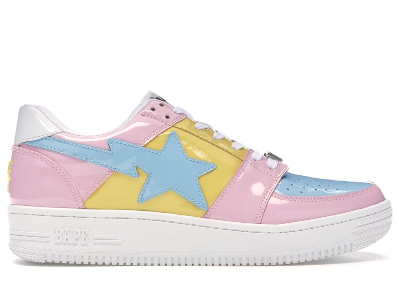 Buy BAPE Bapesta Low 'Pink Baby Blue' Sepatu Sneakers Wanita 1E80191001-PNK