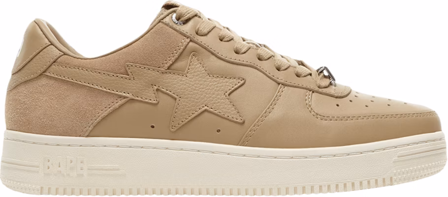 BAPE Bapesta Low 'Suede Heel - Beige' Kasut Lelaki Bewarna Krem. 001FWG701042X-BEI Buy BAPE Bapesta Low 'Suede Heel - Beige' Kasut Lelaki Bewarna Krem. 001FWG701042X-BEI
