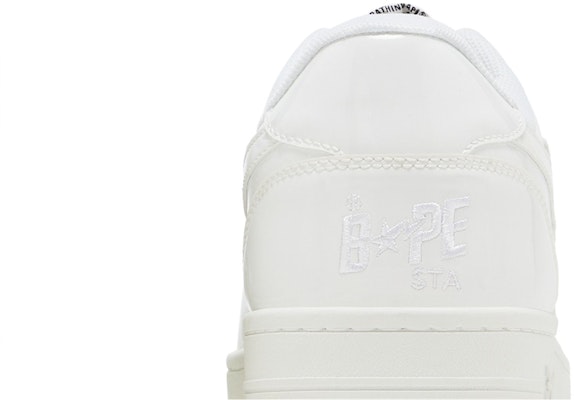 BAPE Bapesta Rendah 'Putih' 1F70191006 Sizing BAPE Bapesta Rendah 'Putih' 1F70191006