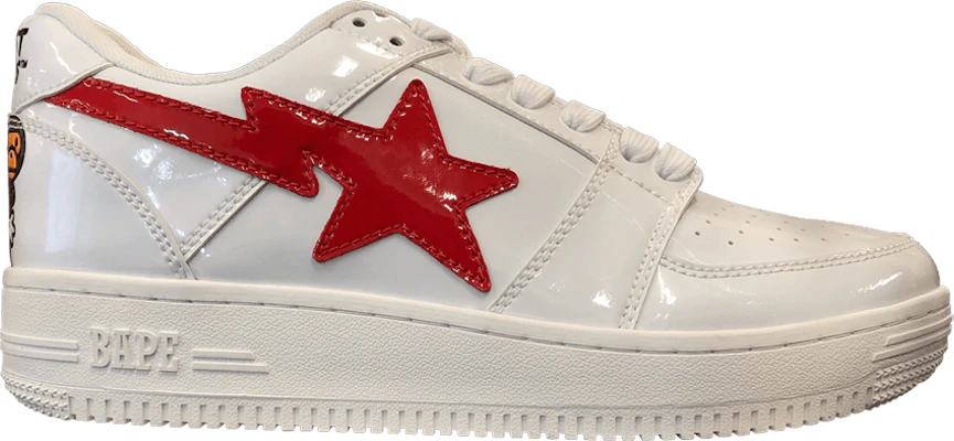 BAPE Bapesta 低帮 '白红' 2F23191914 Buy BAPE Bapesta 低帮 '白红' 2F23191914