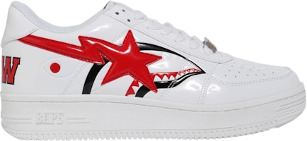 BAPE Bapesta Low 'White Shark Face' 1F70191004