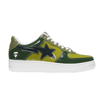 BAPE Bapesta Low M1 'Color Camo Combo - Olive Drab'