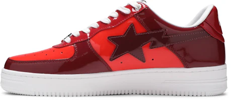 Lookbook BAPE Bapesta Low M1 ''Color Camo Combo - Rood'' 1H20191046-RED