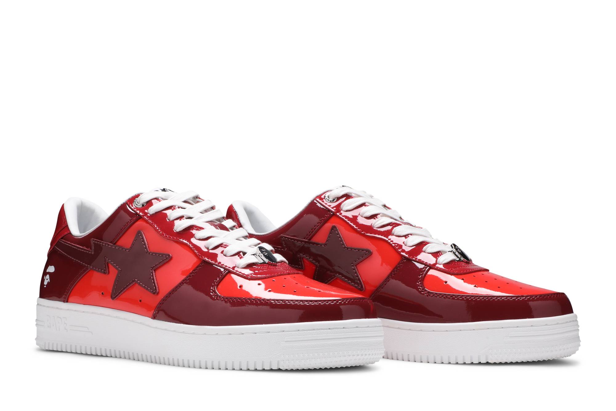 Cheap BAPE Bapesta Low M1 'Color Camo Combo - Rojo' 1H20191046-RED