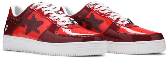 Cheap BAPE Bapesta Low M1 ''Color Camo Combo - Rood'' 1H20191046-RED