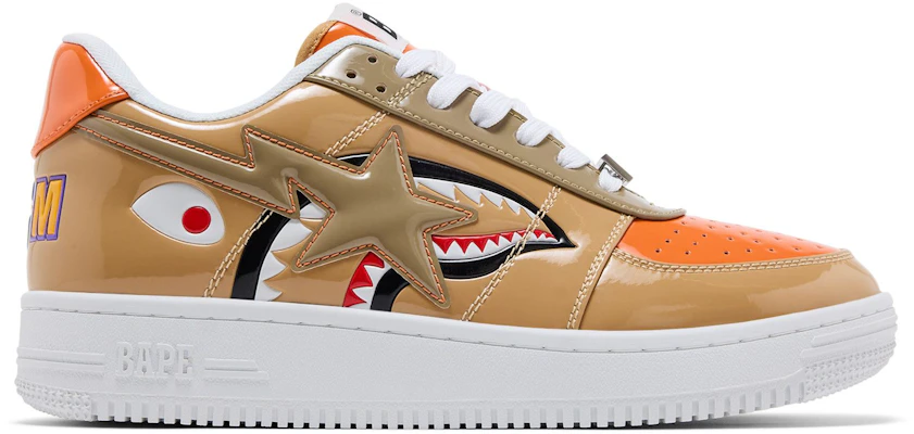 BAPE Bapesta Low M1 ''Mad Shark - Beige'' Sneakers 1H30191005-002 Buy BAPE Bapesta Low M1 ''Mad Shark - Beige'' Sneakers 1H30191005-002