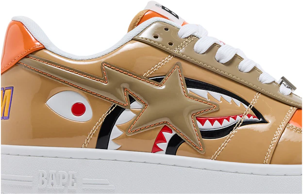 BAPE Bapesta Low M1 ''Mad Shark - Beige'' Sneakers 1H30191005-002 Order BAPE Bapesta Low M1 ''Mad Shark - Beige'' Sneakers 1H30191005-002