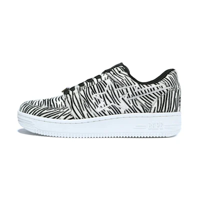 BAPE Bapesta Low M2 '20th Anniversary Pack - Zebra'