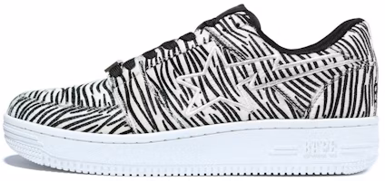 BAPE Bapesta Low M2 '20th Anniversary Pack - Zebra' 1G30-191-005