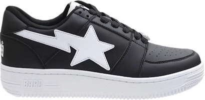 BAPE Bapesta Low M2 'Black White' 1H20191015-BLK