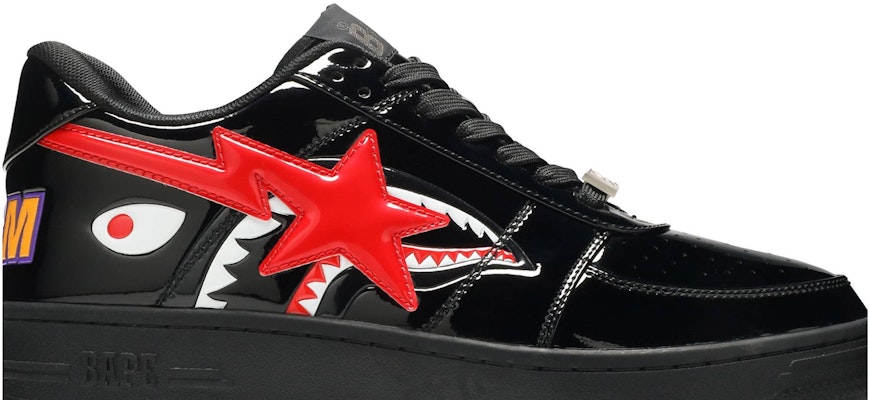 BAPE Bapesta Low M2 '鯊魚臉 - 黑色' 1H30191012-BLK Order BAPE Bapesta Low M2 '鯊魚臉 - 黑色' 1H30191012-BLK