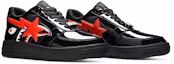 Cheap BAPE Bapesta Low M2 '鯊魚臉 - 黑色' 1H30191012-BLK