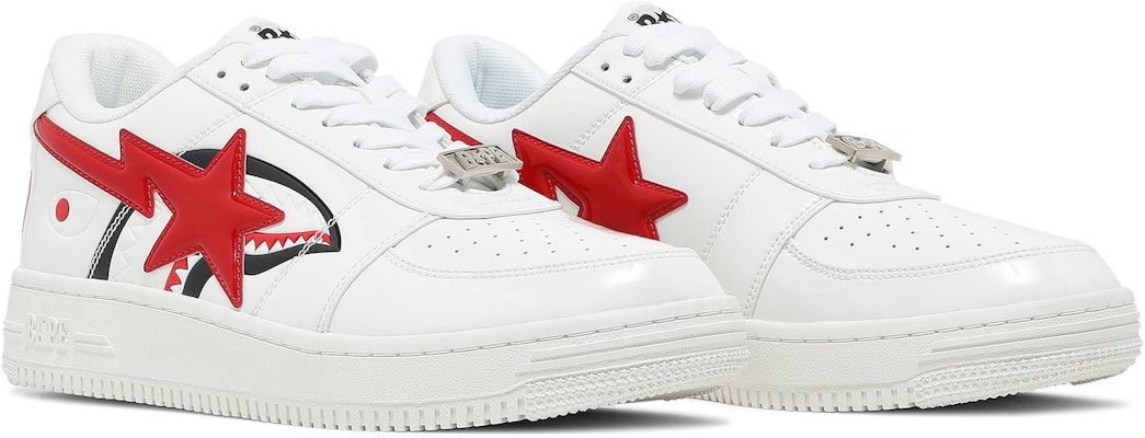 BAPE Bapesta Low M2 'Cara de Tiburón - Blanco' 1H30191012-WHT Cheap BAPE Bapesta Low M2 'Cara de Tiburón - Blanco' 1H30191012-WHT