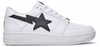 BAPE Bapesta Low M2 'White Black' 1H20191015