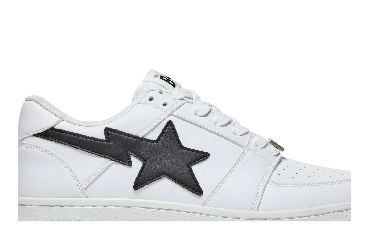 BAPE Bapesta Low M2 'White Black'