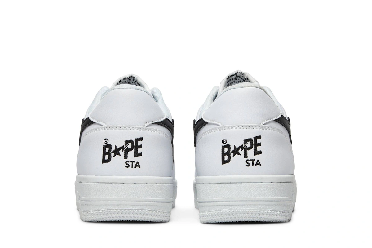 BAPE Bapesta Low M2 'White Black'