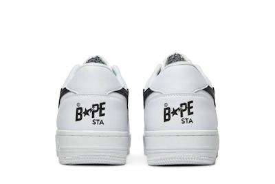 BAPE Bapesta Low M2 'White Black'