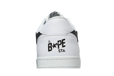 BAPE Bapesta Low M2 'White Black'