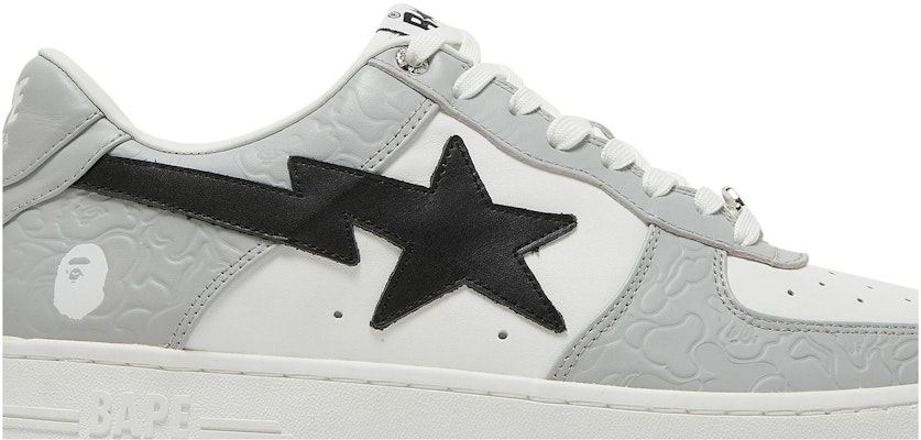 BAPE Bapesta Low M2 'White Grey' 1H70191002-WHT Order BAPE Bapesta Low M2 'White Grey' 1H70191002-WHT