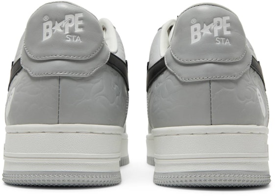 BAPE Bapesta Low M2 'White Grey' 1H70191002-WHT Details for BAPE Bapesta Low M2 'White Grey' 1H70191002-WHT